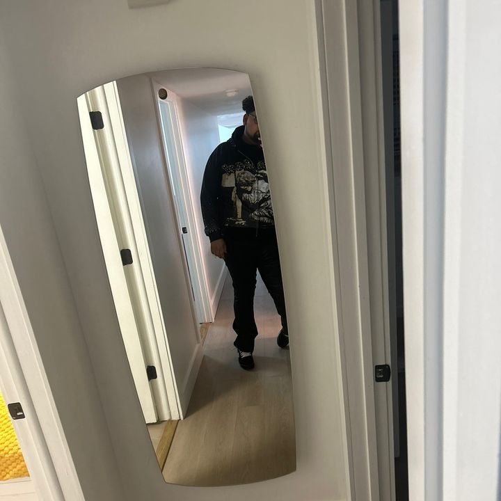 M • following