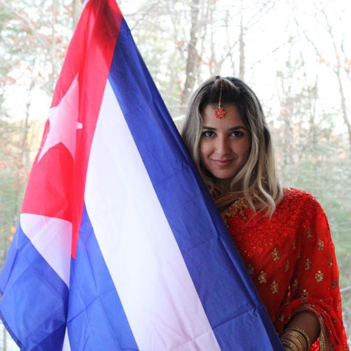 Una cubana y La India