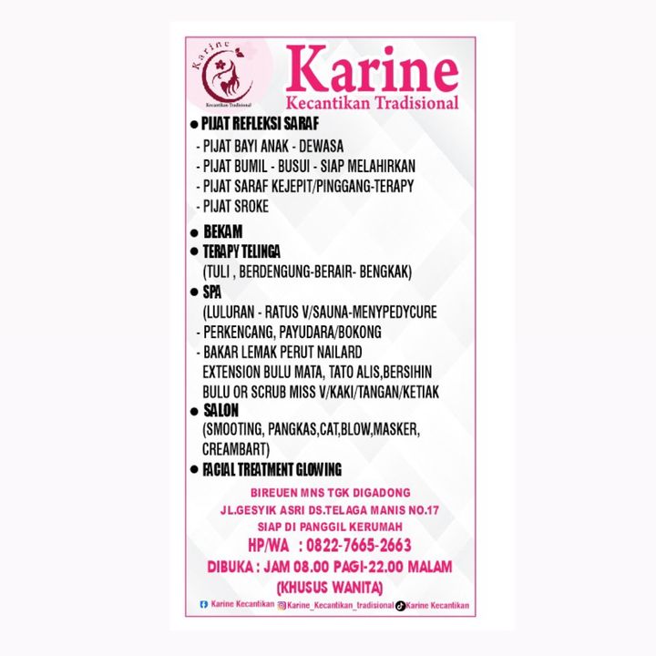 karine kecantikan