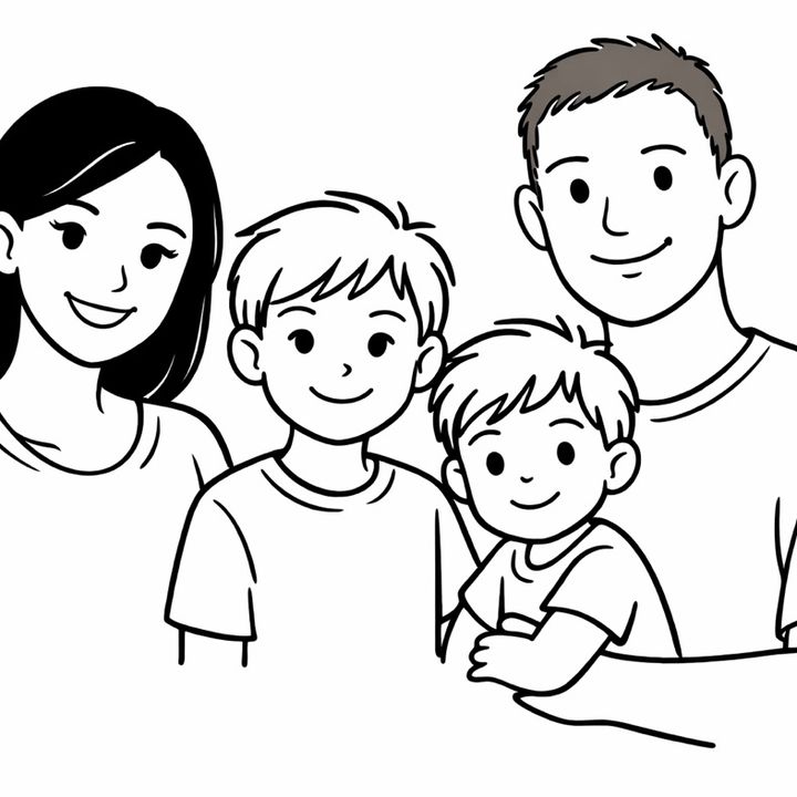Family of four