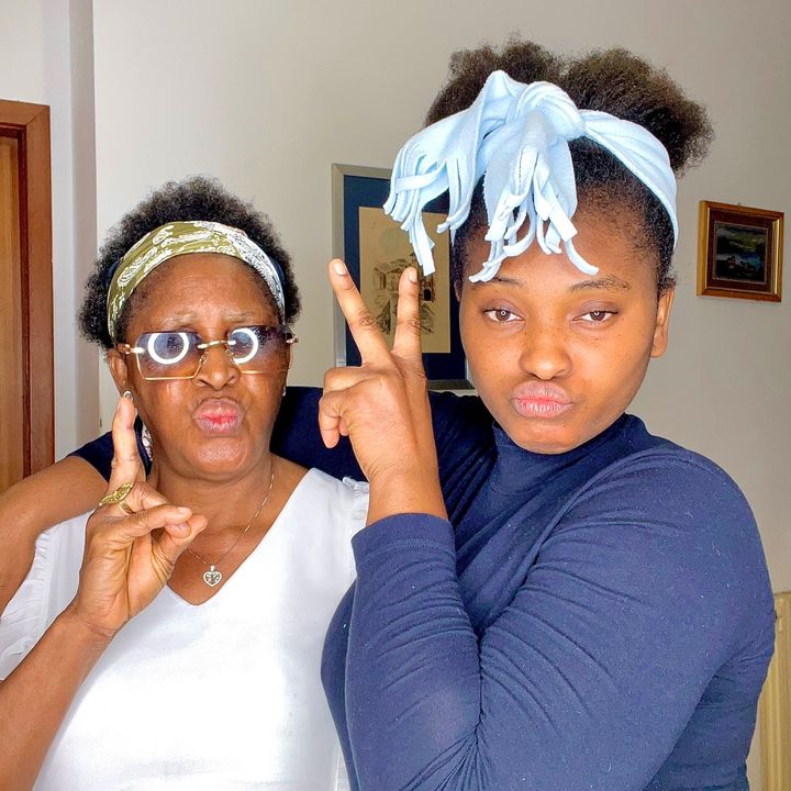 my mum and I