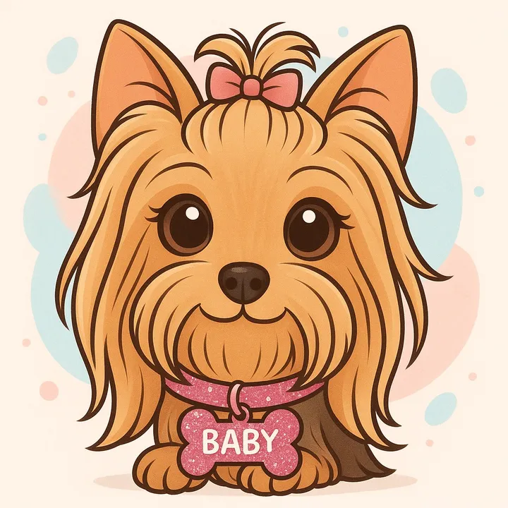 Baby B the Yorkie 🩷✨🐾🦴