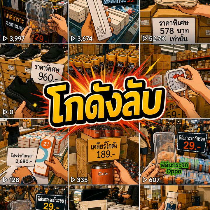 โกดังลับ รวมของดี ราคาถูก
