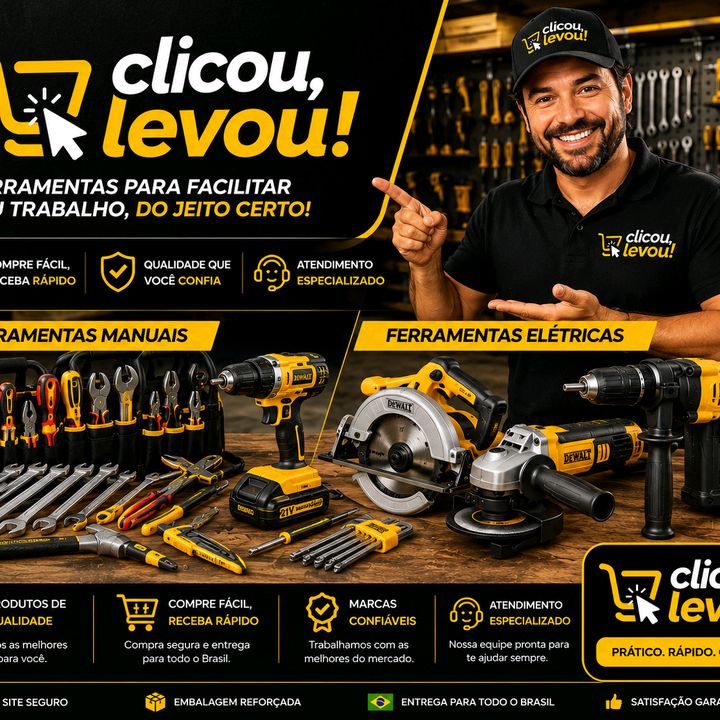 clicou, levou