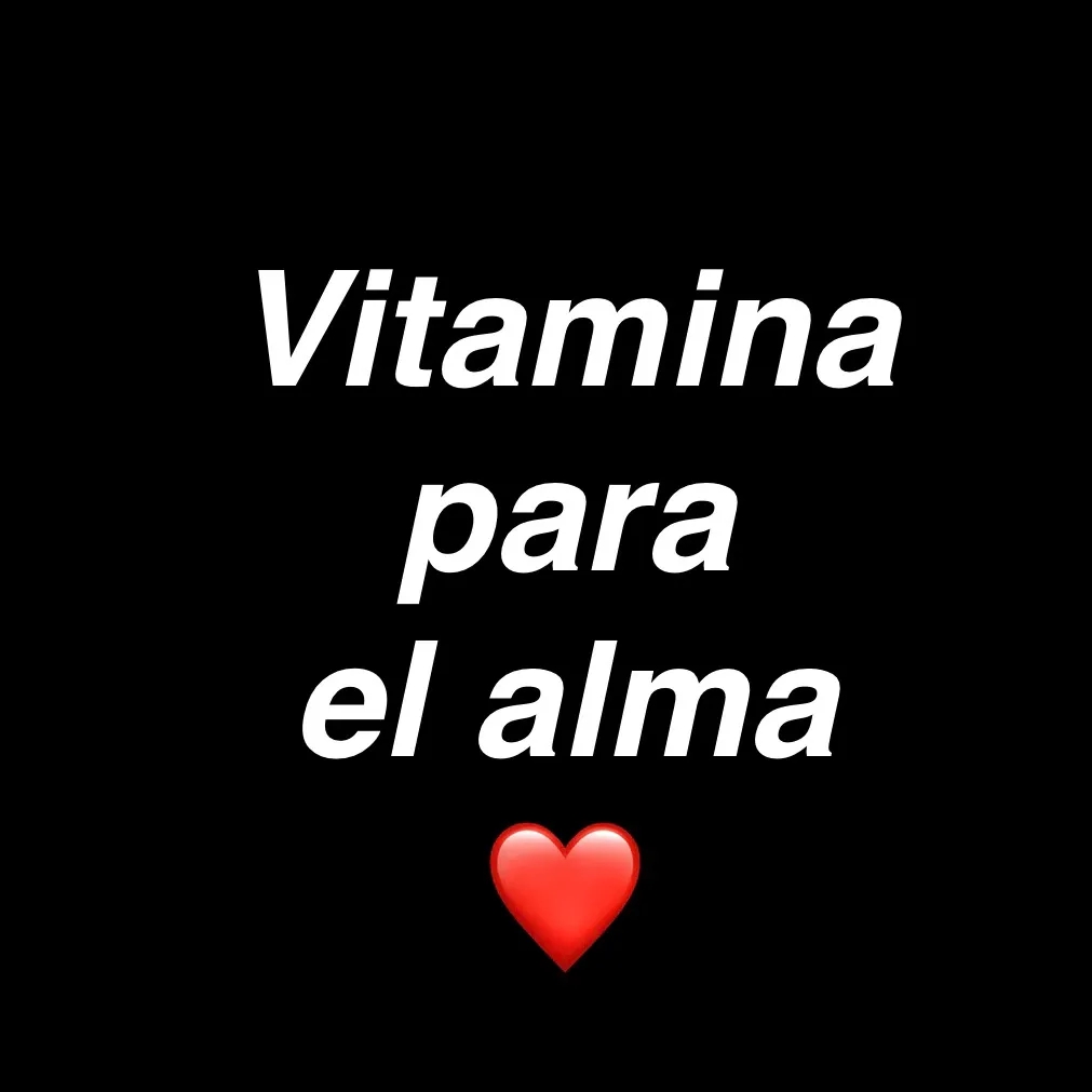 vitamina para el alma