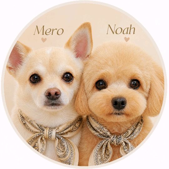 メロノア｜凸凹コンビのクスッと笑える日常🐶