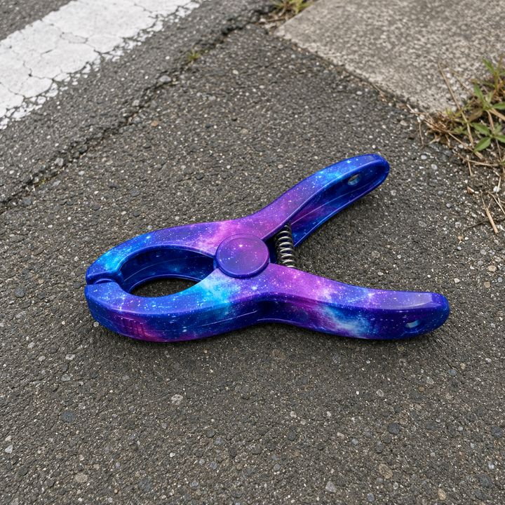 道端の洗濯バサミ