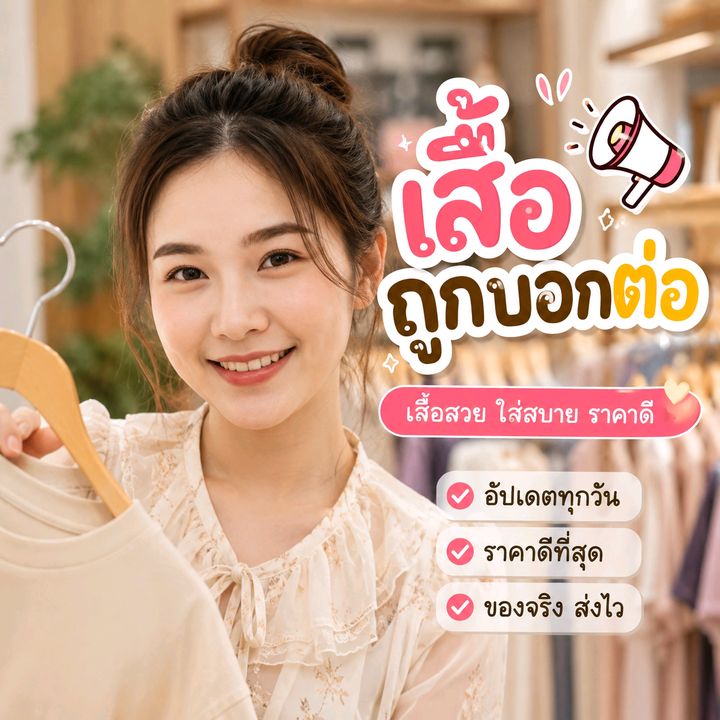 เสื้อถูกบอกต่อ