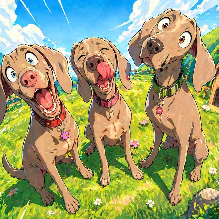 Sabsky weimaraners