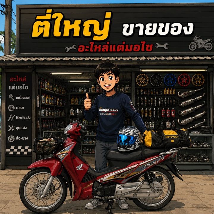 ตี่ใหญ่ อะไรแต่ง 🛵⚙️🛠️