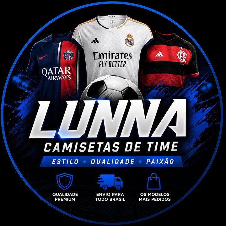 Lunna camisetas de time.