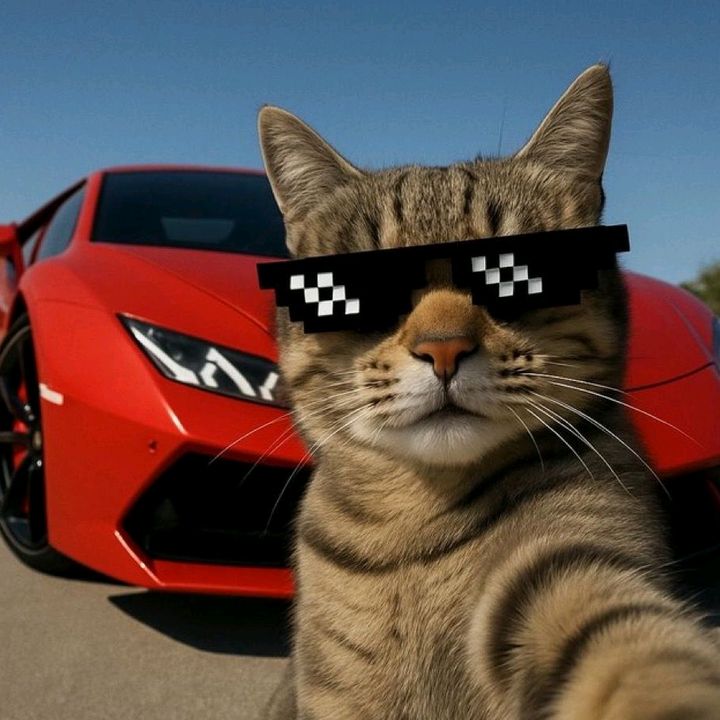 Cat finds