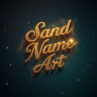 Sand Name Art