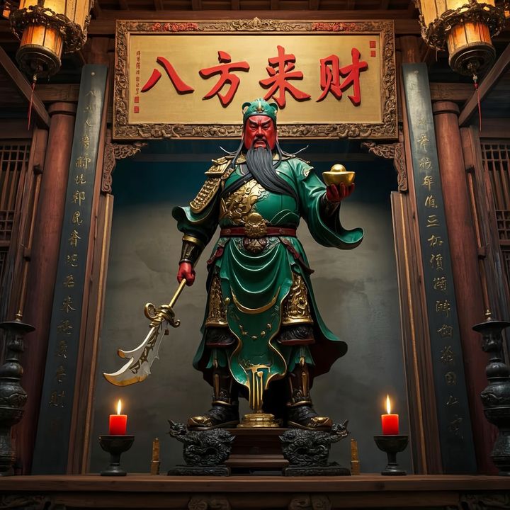 关二哥赐财福