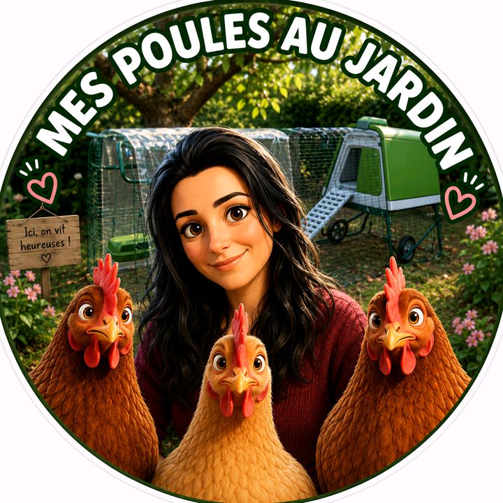 Mes poules au jardin 🐔