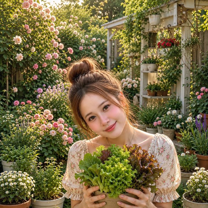 ความสุขหลังบ้าน🏡🥰