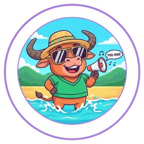 🌊Trâu tắm biển