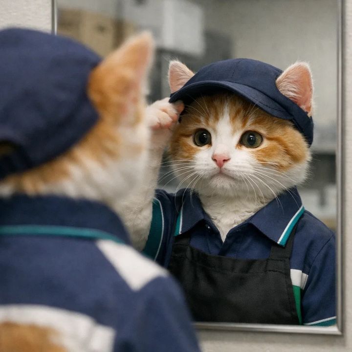 100日だけ人間体験する猫