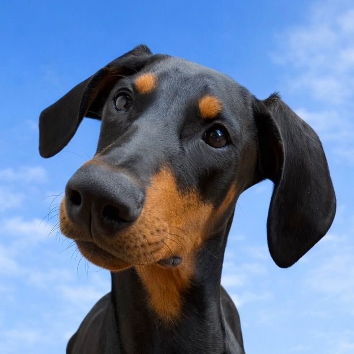 Halo the Doberman Pup