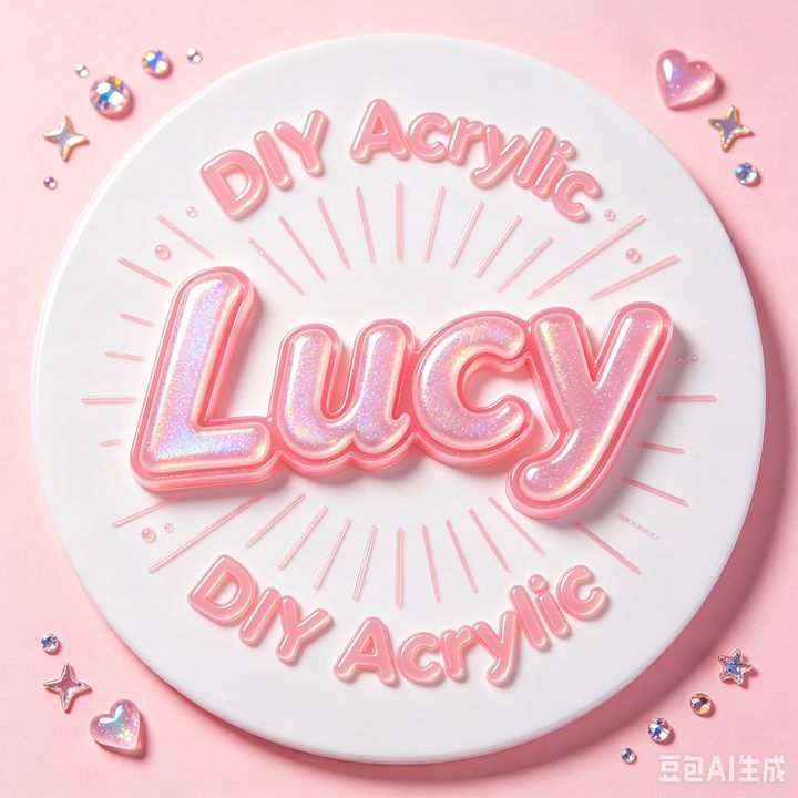 Lucy diy acrylic