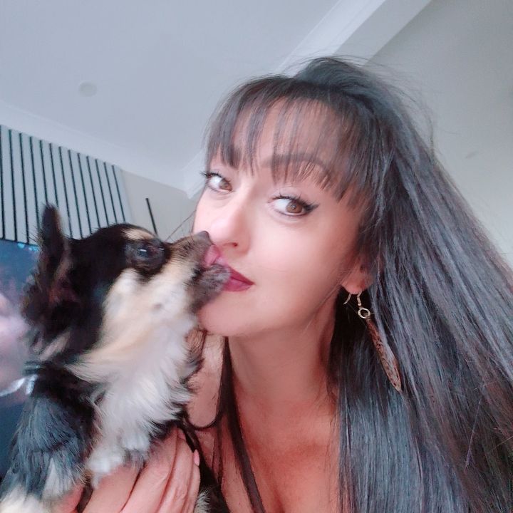Leanne with Rosie and Rufus ❤️