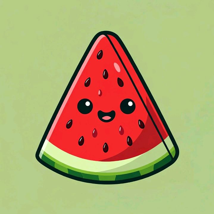 wavy watermelon