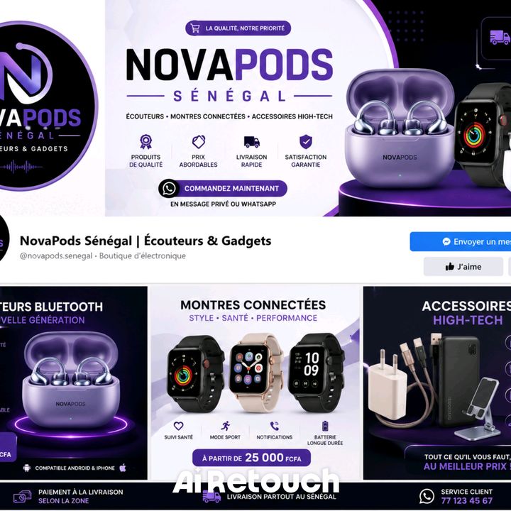 NovaPods Sénégal.