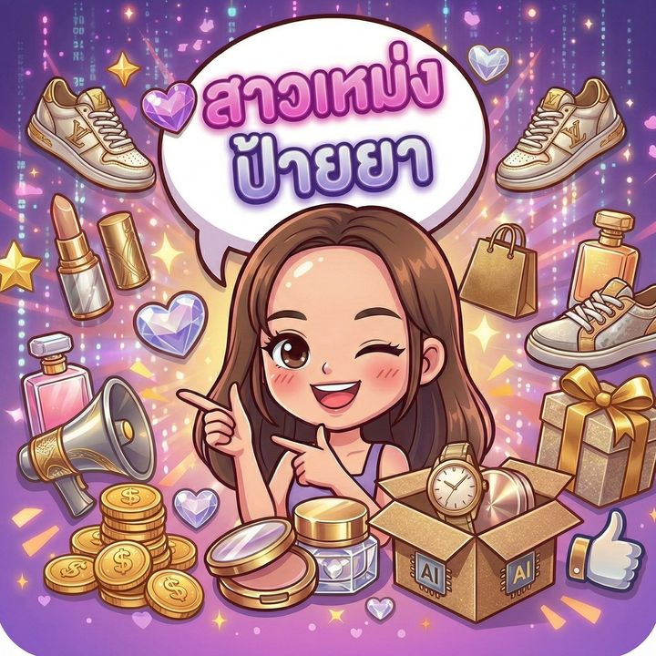 สาวเหม่ง ป้ายยา