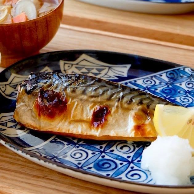 鯖の塩焼き