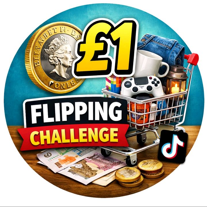 £1 flip challenge 💜
