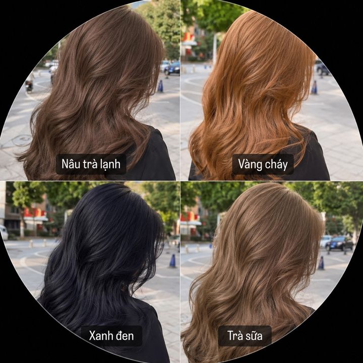 Khánh Vy Hair color