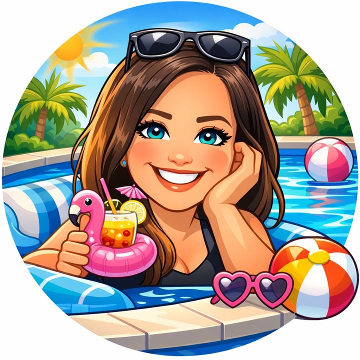 Girl And Her Pool ☀️