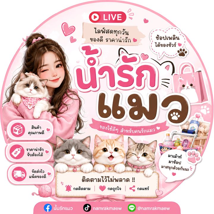 น้ำรักแมว😻