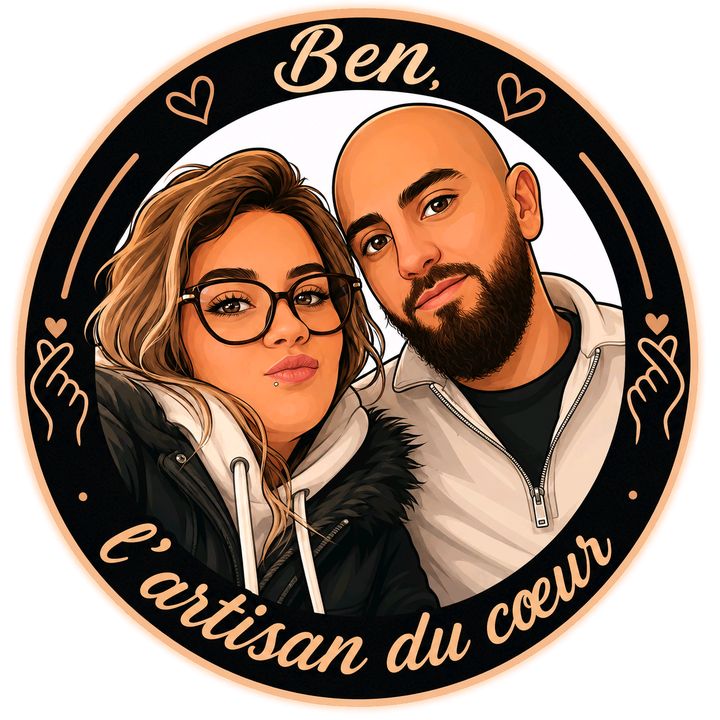 ben l'artisan du coeur 💙🤍❤️