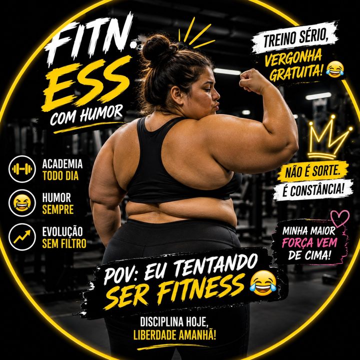 Fitness com humor 💪😂