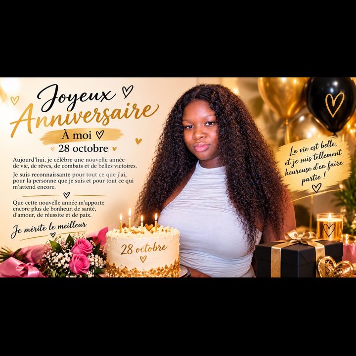 La reine du 28 octobre 🦋🎂🎉