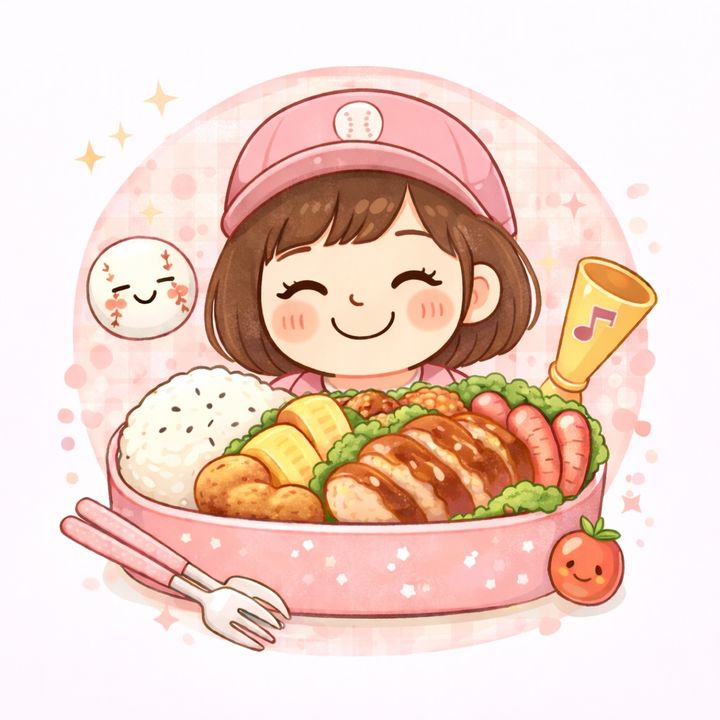⚾️⚾️ここもこ🍑🌈高校球児のお弁当