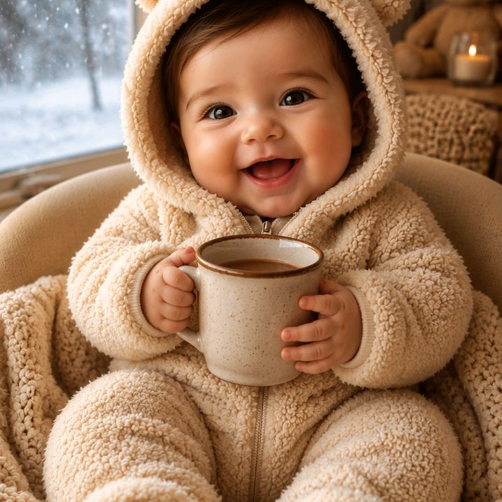 bebe feliz