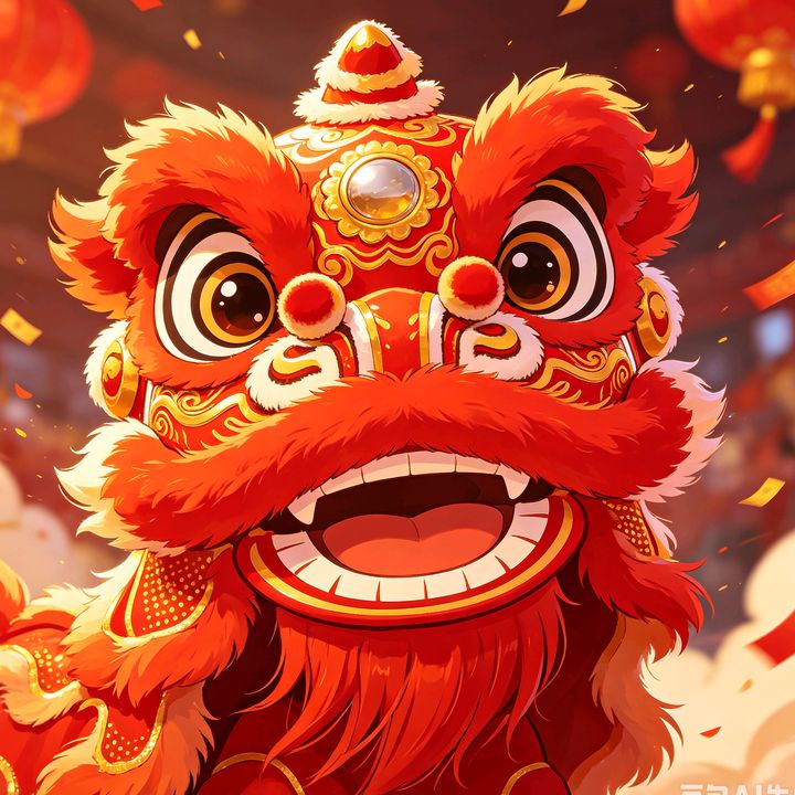 Leaping Lion