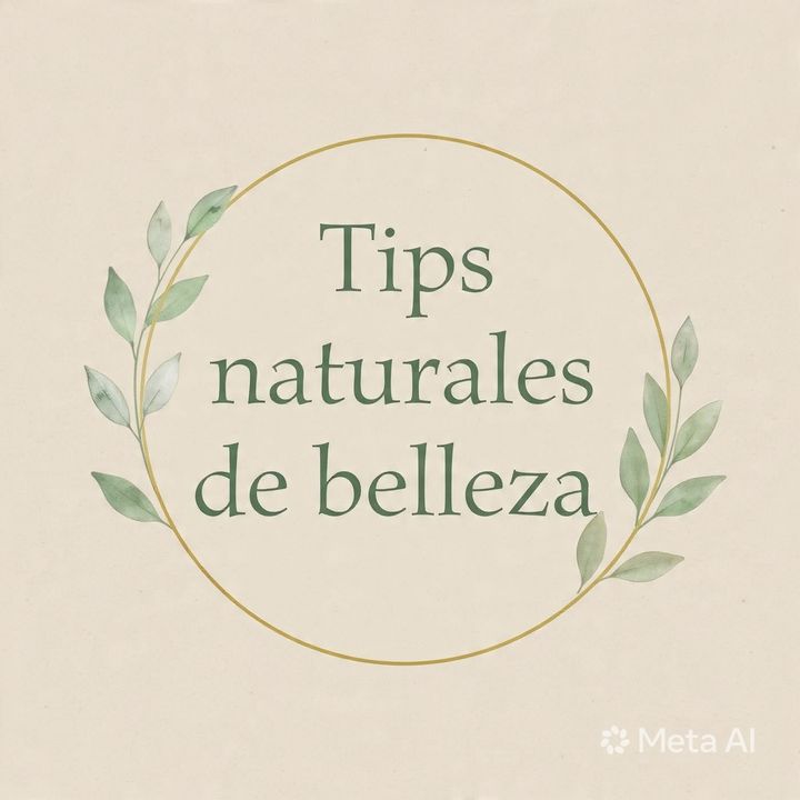 Tips naturales de belleza