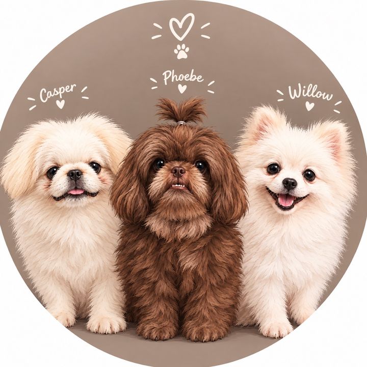 Phoebe • Willow • Casper