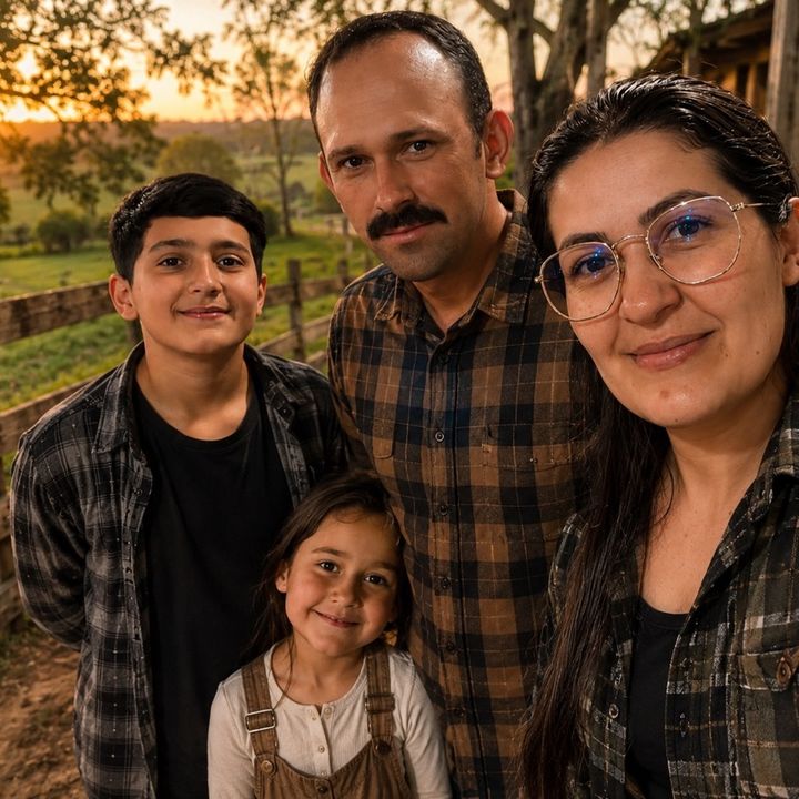 Davi e Família na Roça
