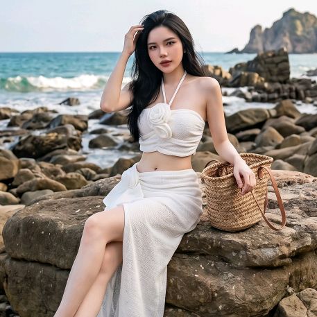 Châu Tú chuyên váy thời trang