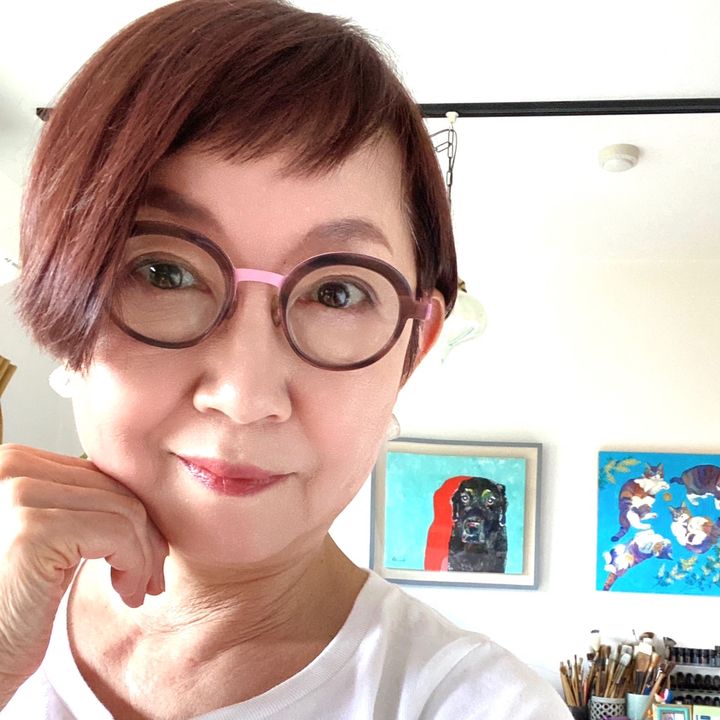 ペットの肖像画屋さん（梨水）