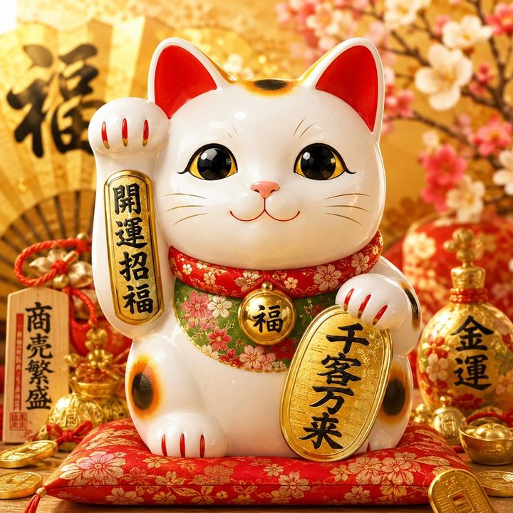 開運招き猫