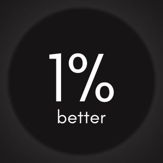 1% better