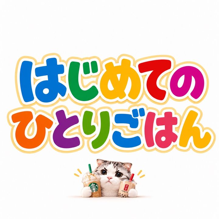 はじめてのひとりごはん