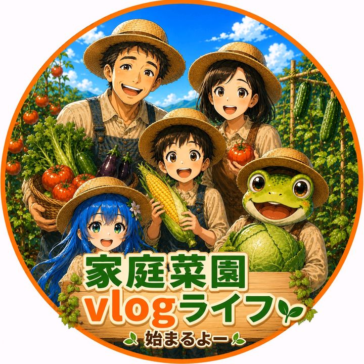 家庭菜園vlogライフ