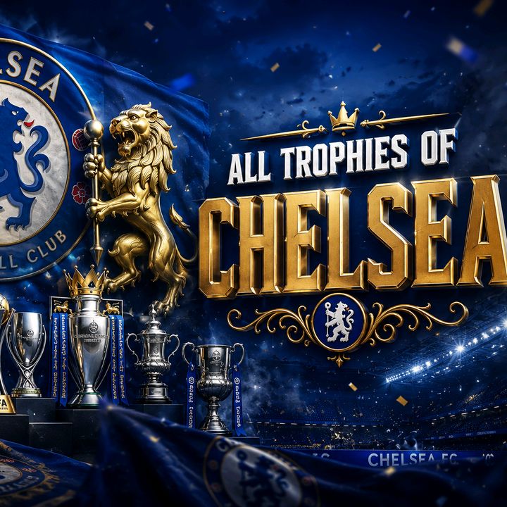 All trophies of Chelsea 🏆💙