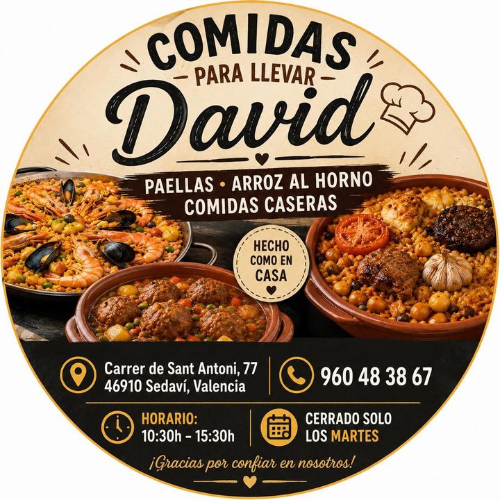 Comidas Para llevar David